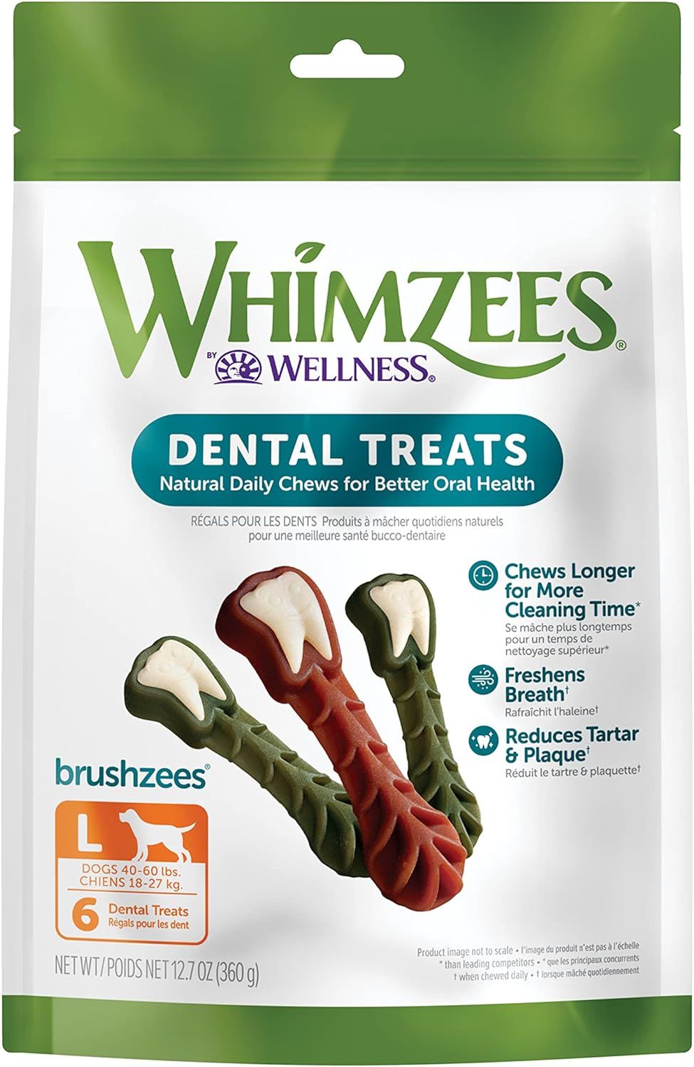 Whimzees Dental Treats Large