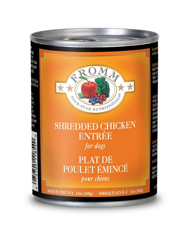Fromm Four Star Shredded Chicken In Gravy Wet Dog Food12oz