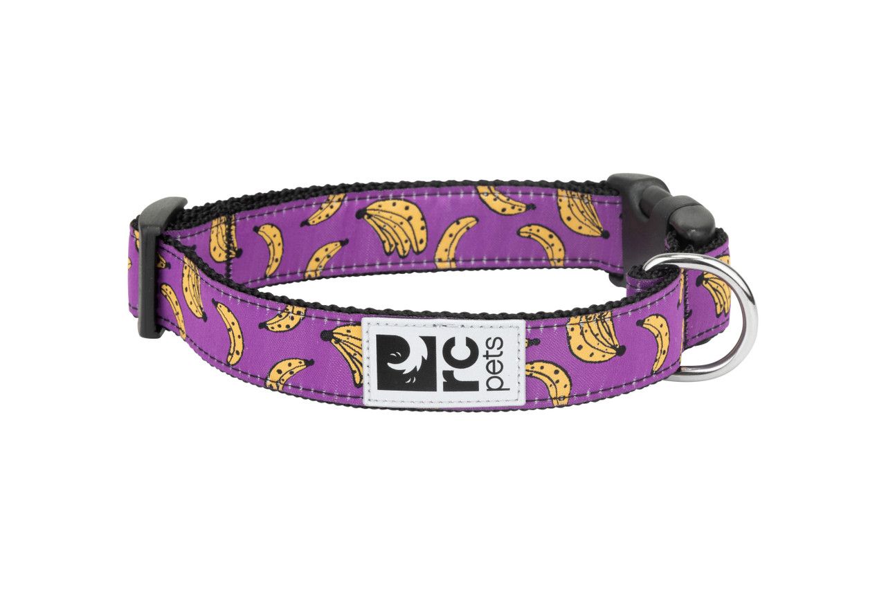 RC Pet Clip Collar XS 5/8 7" -9" Bananas