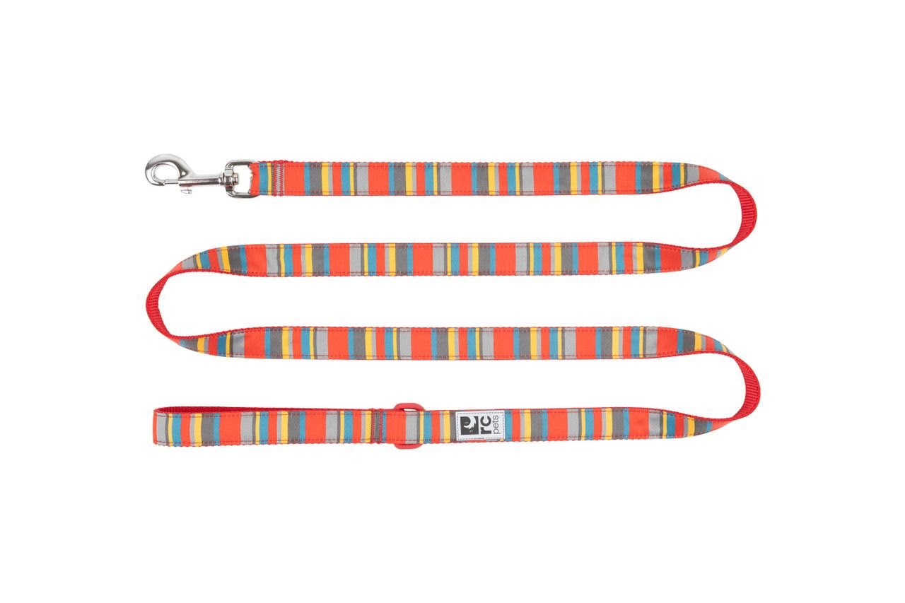 Rcpets 3/4x6 Multi Stipes Dog Leash