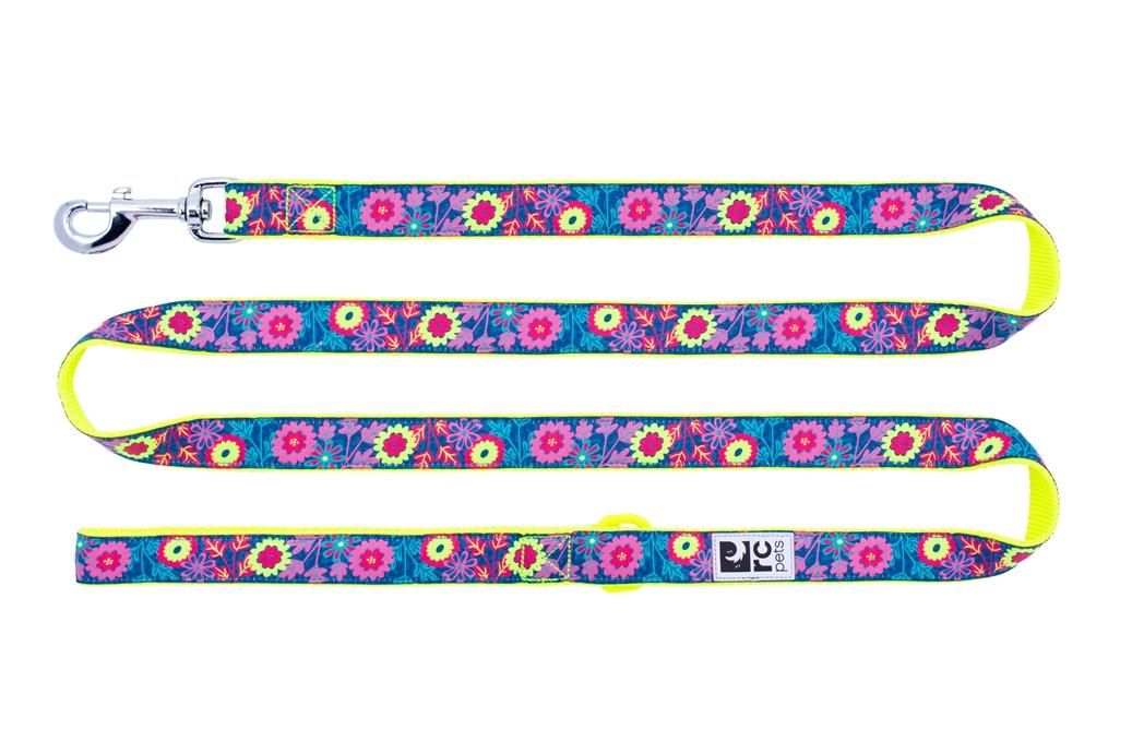 Rcpets 3/4x6" Flower Power Dog Leash