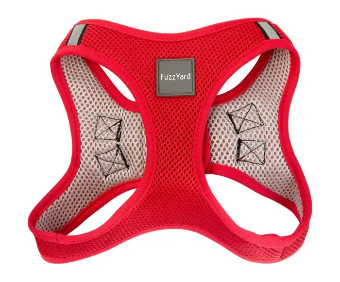 Dog Harness FuzzYard Step In Red XL