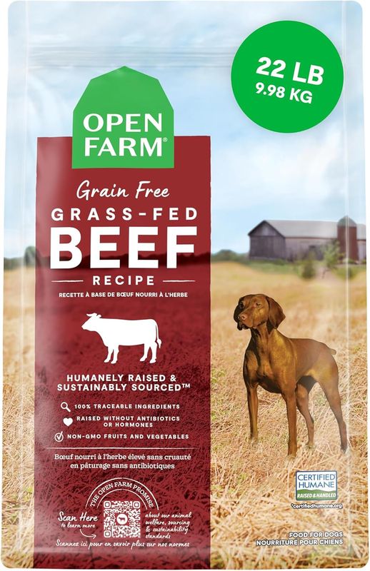 Open Farm Grain-free Beef Dry Dog Food 22lb