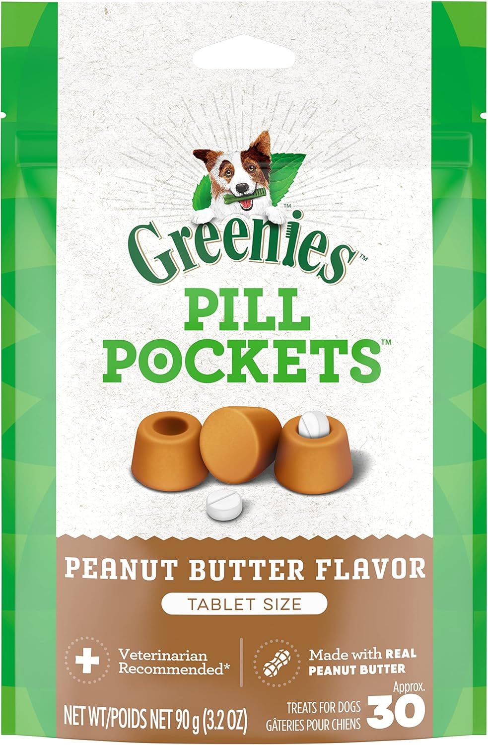 Greenies Pill Pockets Chicken Flavor Dog 3.2oz