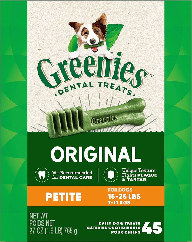 Greenies Original Petite Dog Dental Treats 45