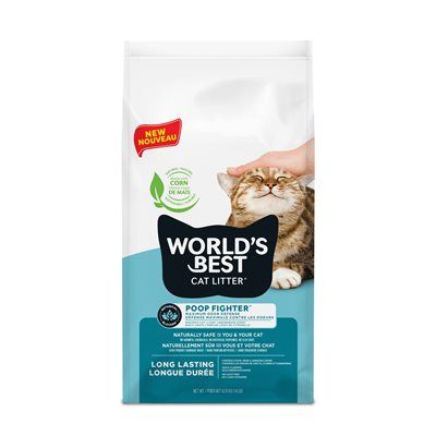 World's Best Cat Litter Poop Fighter 14lb
