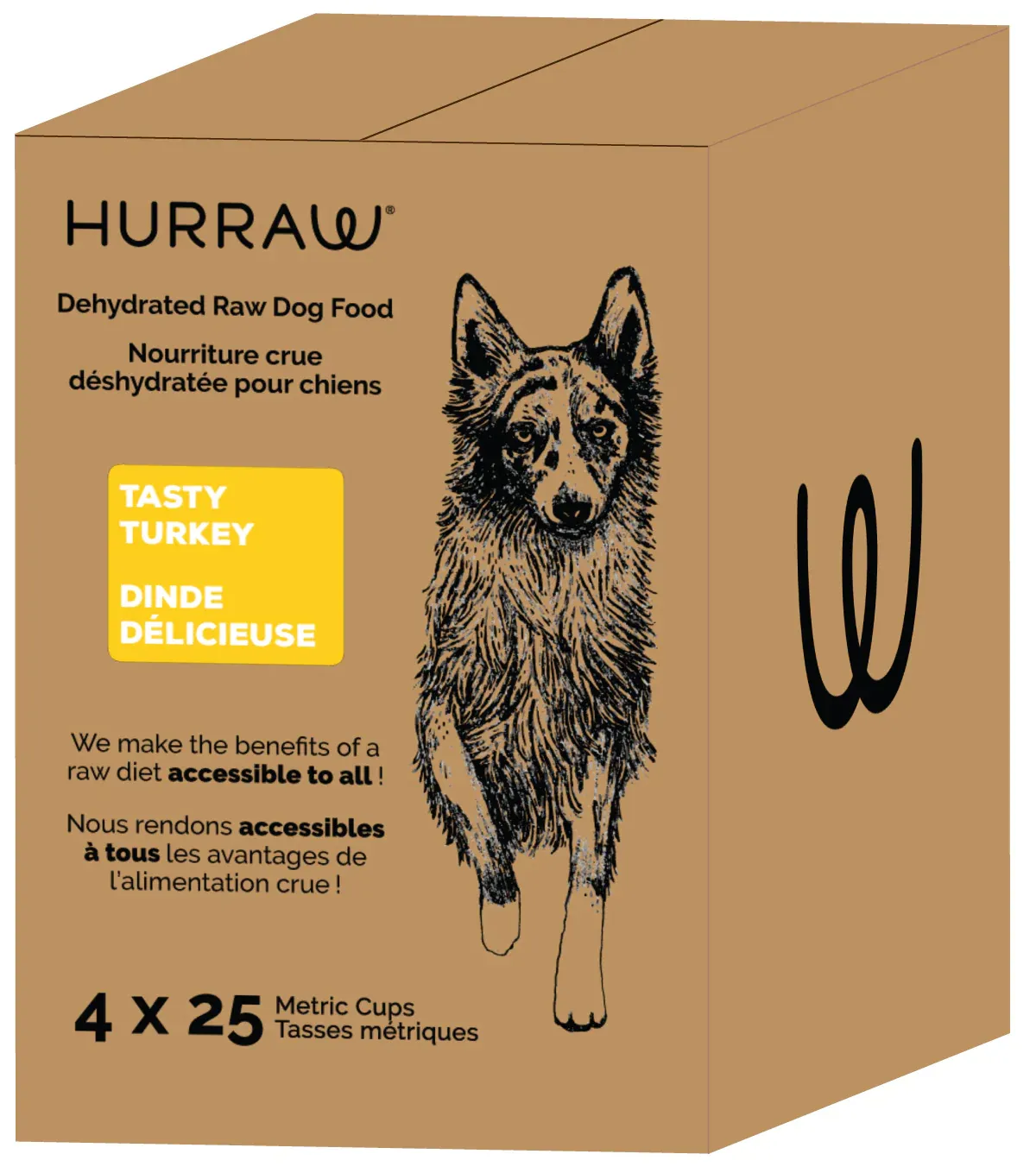 Hurraw Turkey Dehydrated Raw Dog Food 10kg