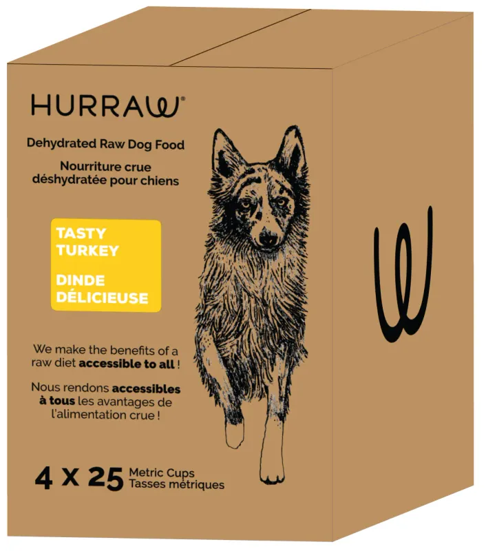 Hurraw Turkey Dehydrated Raw Dog Food 10kg