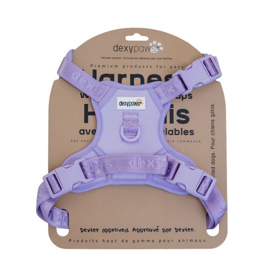 Dexypaws No-pull Dog Harness Lilac Large