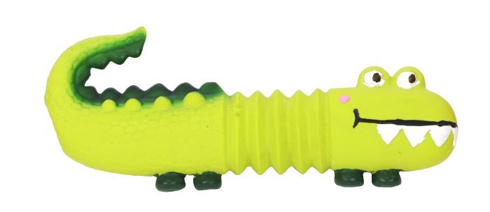 Bud'z Latex Lizard Green Dog Toy