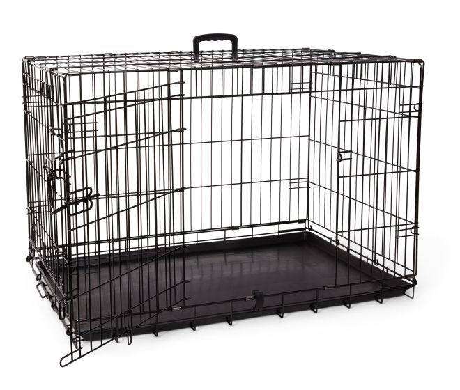 Bud'z Deluxe Crate Foldable Double Doors Dog 36in