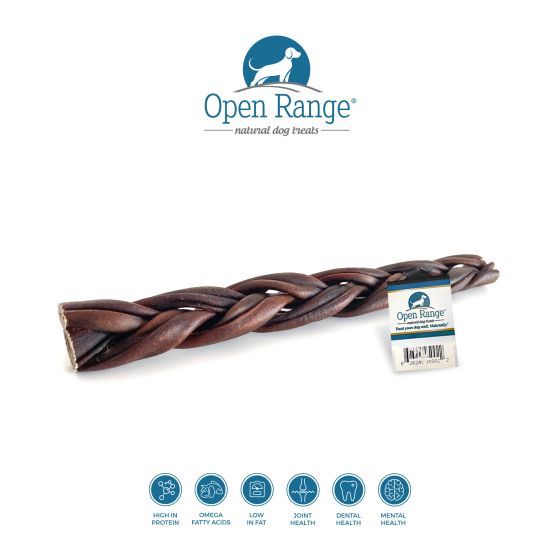 Open Range Water Buffalo Collagen Braid 12"