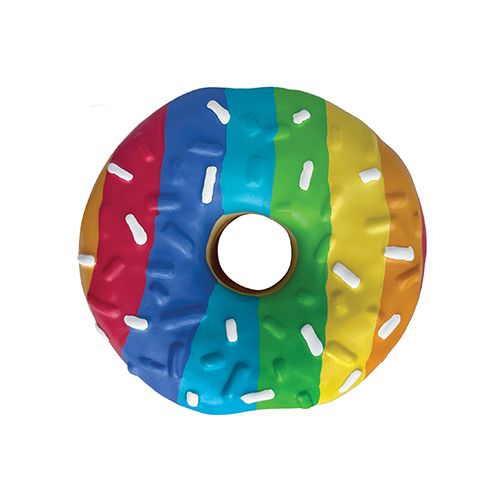 Foufoubrands One Love Donut Latex Dog Toy