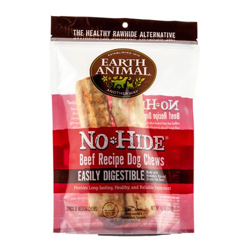 Earth Animal No Hide Beef Dog Chews Medium