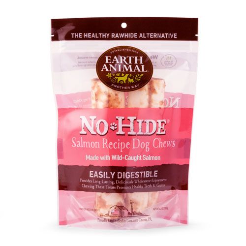 Earth Animal No Hide Salmon Dog Chew Medium