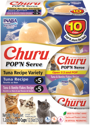 Churu Pop'n Serve Tuna Variety 10cups