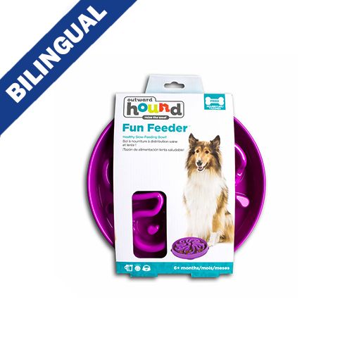 Outward Hound Fun Feeders Purple