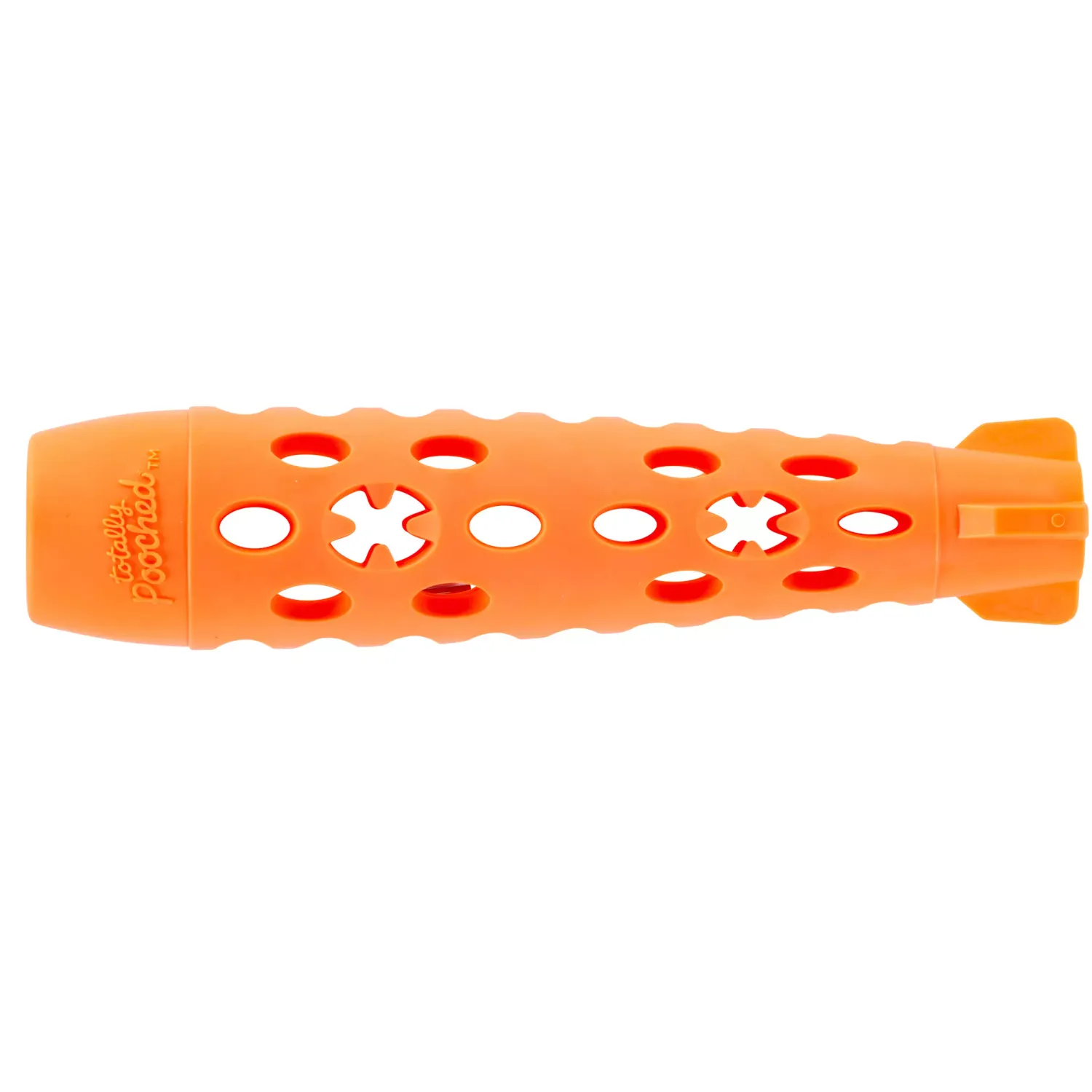 Totally Pooched Stuff'n Chew Rocket Stick Dog Toy Orange