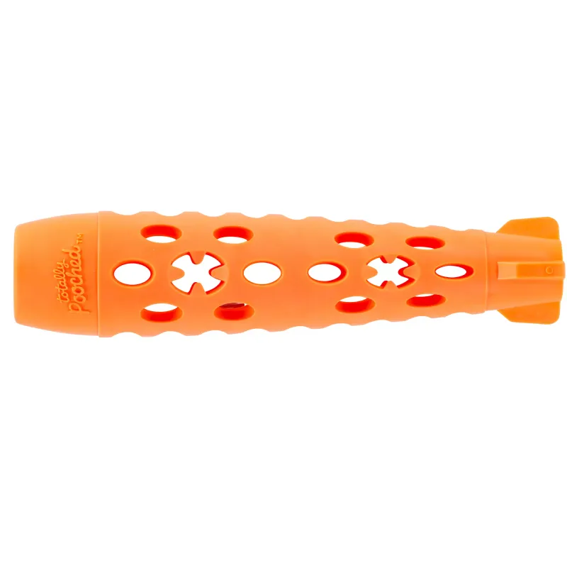 Totally Pooched Stuff'n Chew Rocket Stick Dog Toy Orange