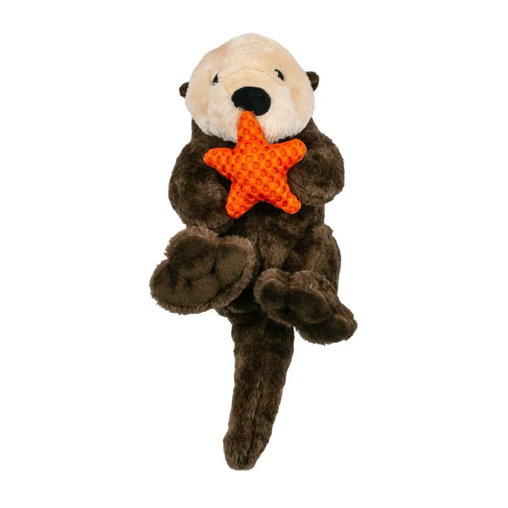 Tall Tails Plush Otter Rope Dog Toy