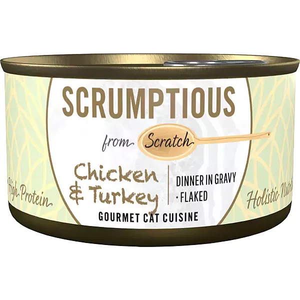 Scrumptious Chicken & Turkey Dinner In Gravy Gourmet Cat Cuisine