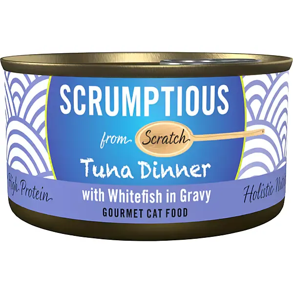 Scrumptious Tuna Dinner With Ocean Fish In Gravy Gourmet Cat Food