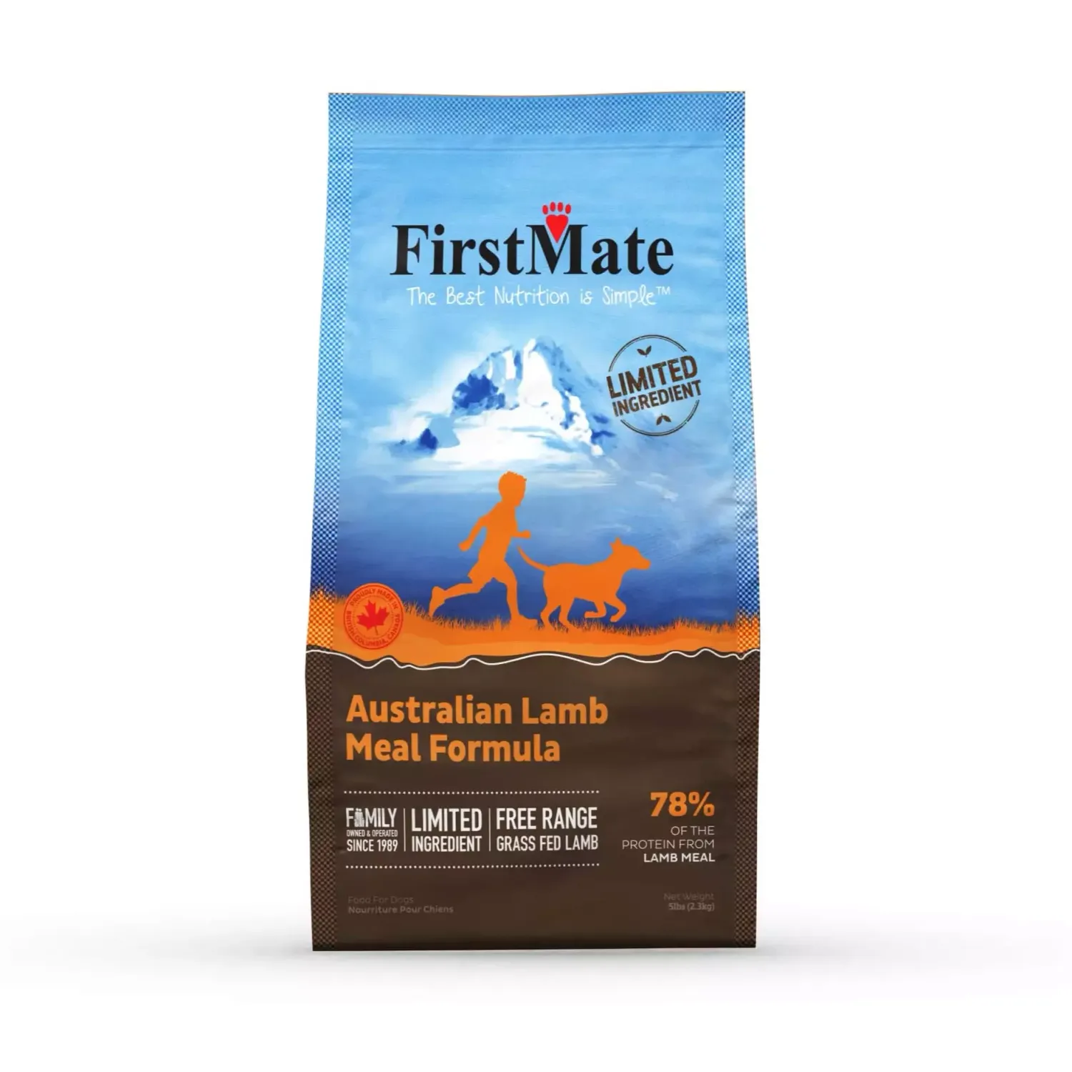 First Mate Grain Free LID Australian Lamb Dog 2.3kg