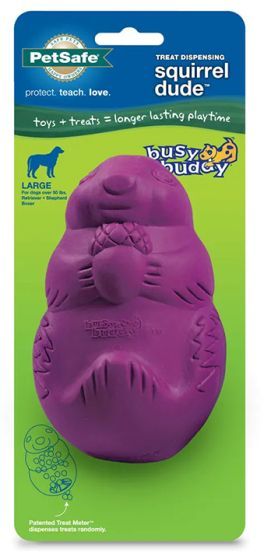 Pet Safe Busy Buddy Squirrel Dude Large Dog Toy