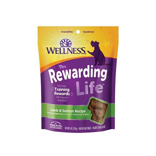 Wellness Rewarding Life Lamb & Salmon Dog Treat