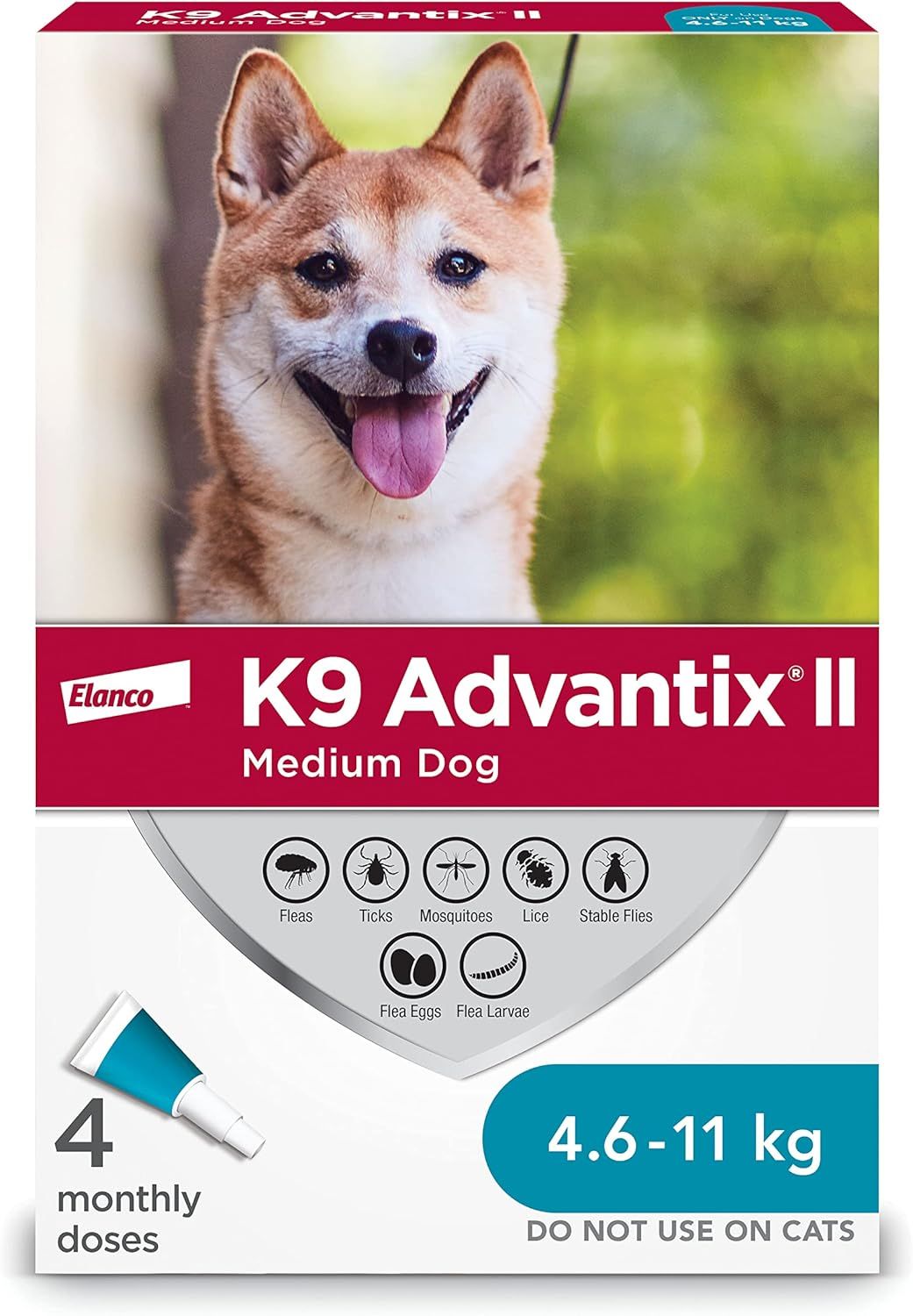 K9 Advantix II 4.6-11kg, 4 Doses