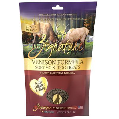 Zignature Venison Soft Moist Dog Treats