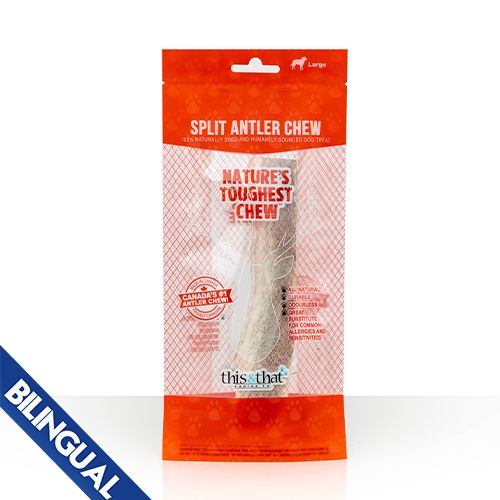 This & That Split Antler Chew Puppy