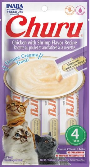 Churu Chicken With Shrimp Flavor Cat Treat