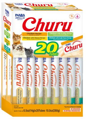 Inaba Chicken Varieties 20 Tubes Cat Treat
