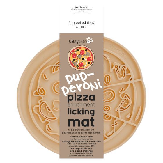 Dexypaws Pup-peroni Pizza Licking Mat