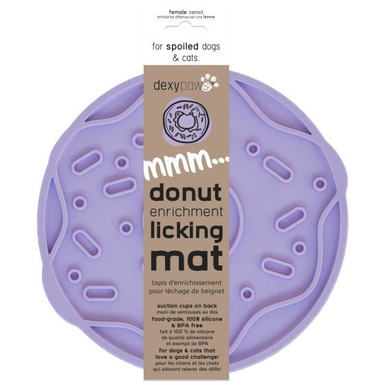 DexyPaws Mmm Donut Enrichment Licking Mat