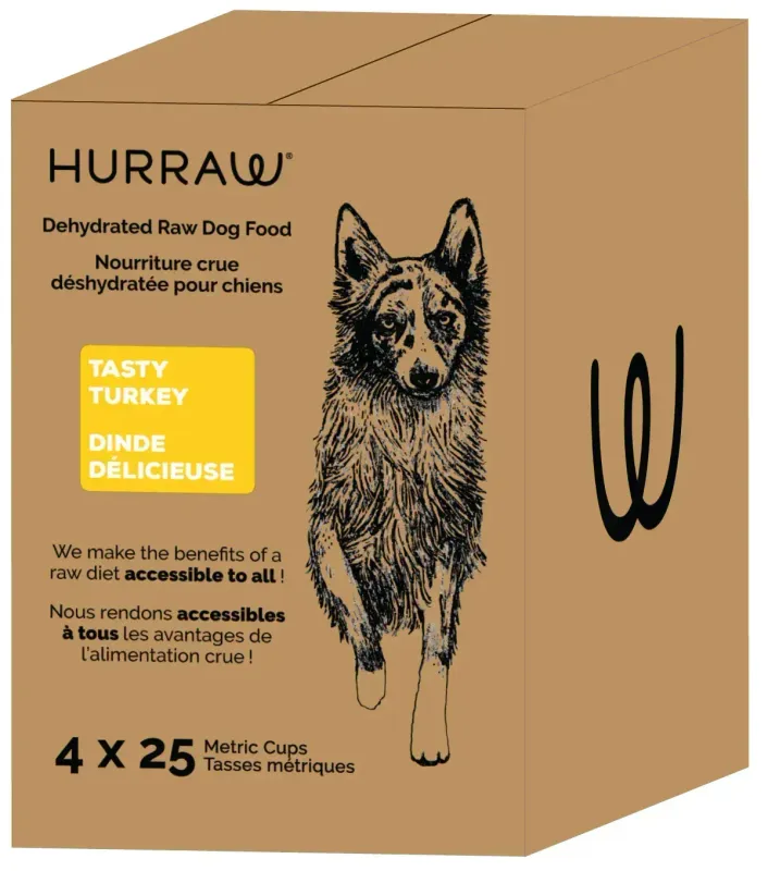 Hurraw Turkey Dehydrated Raw Dog Food 10kg