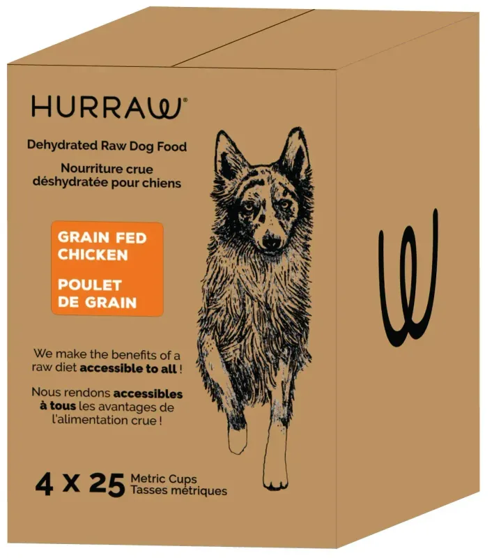 Hurraw Chicken Dehydrated Raw Dog Food 10kg