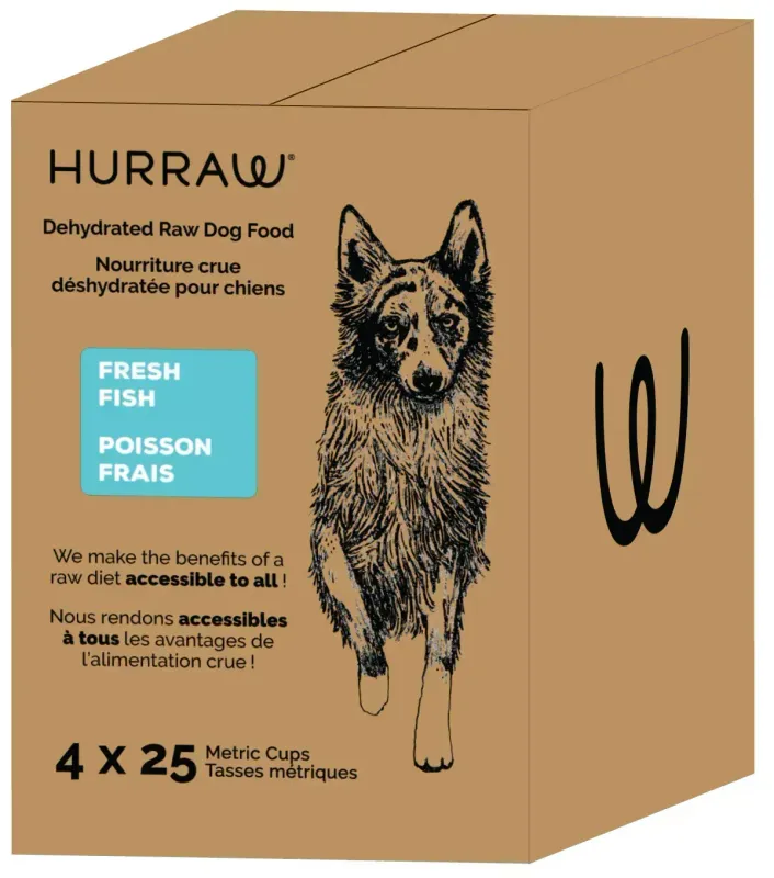 Hurraw Fish Dehydrated Dog Food  10kg