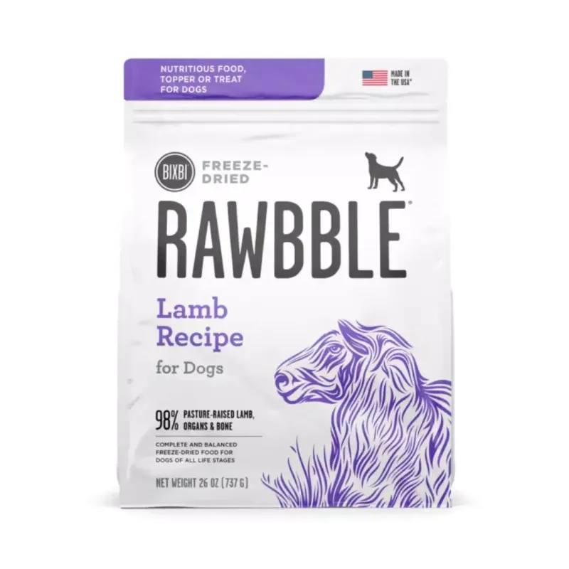 Bixbi Rawbble Freeze Dried Lamb 26oz