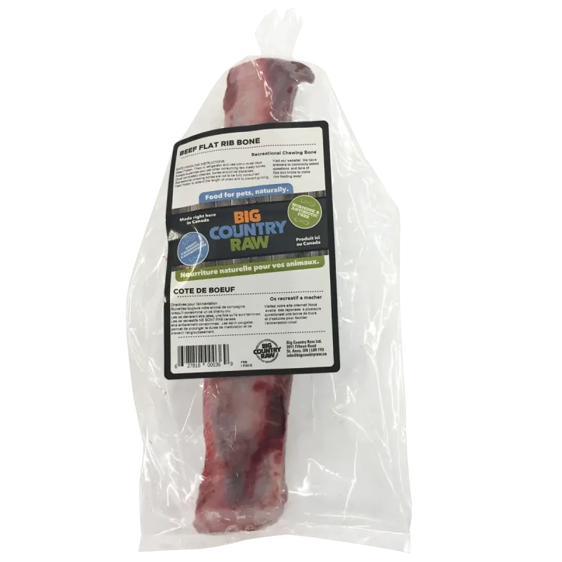 BCR Large Flat Rib Bone 1pc