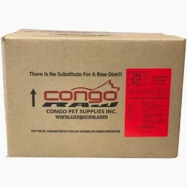 Congo Chicken Dinner Combo Box (Chicken/Salmon/Beef/Duck&Lamb)25lbs