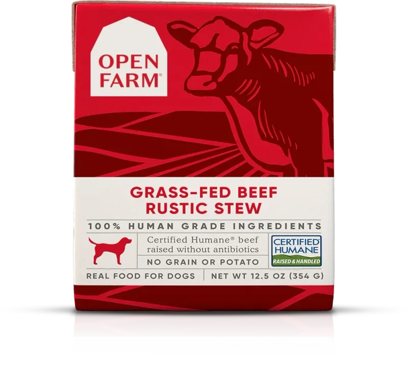 Open Farm Grass- Fed Beef Rustic Stew 12.5 Oz