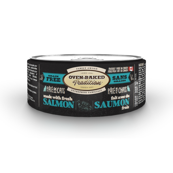 Oven Baked Tradition Grain Free Salmon Paté Wet Cat Food 5.5oz