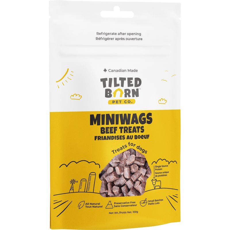 Tilted Barn Miniwags Beef & Berry Treats For Dogs 140g