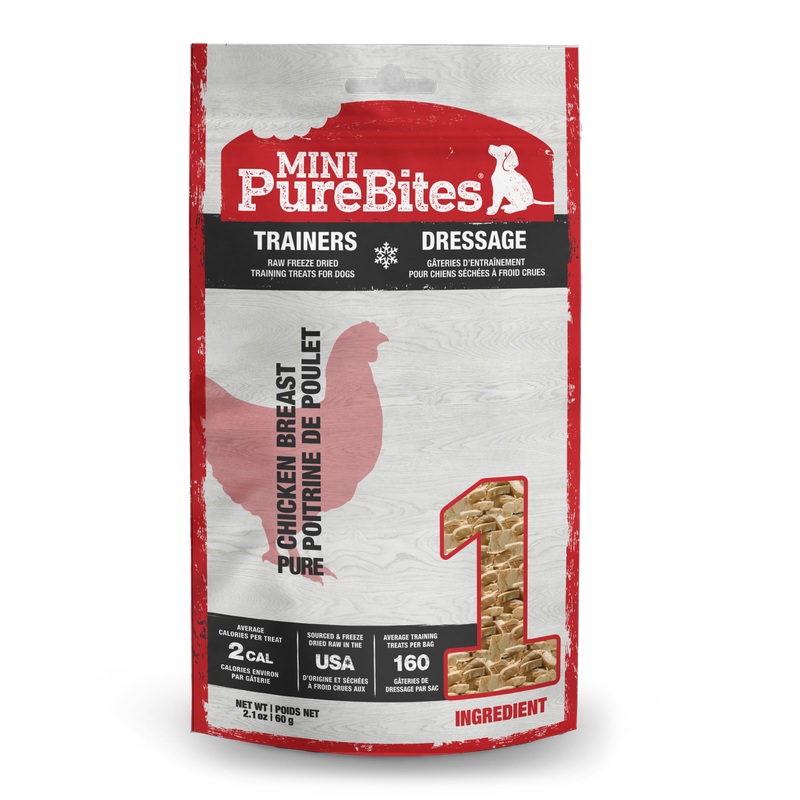 PureBites Mini Trainer Freeze Dried Chicken Breast 60g