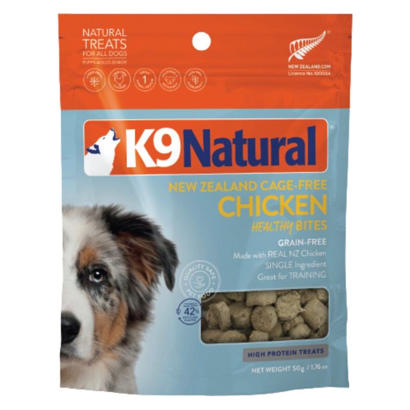 K9 Natural Healthy Bites Chicken Dog Treats 50g