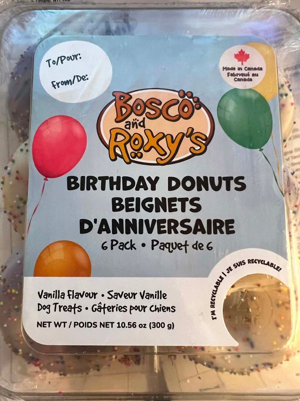Bosco & Roxy's Donut Gourmet Dog Cookie