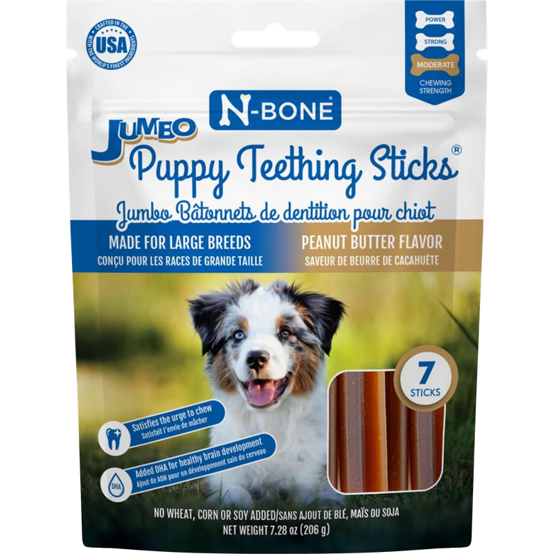 N-Bone Jumbo Puppy Teething Sticks 206g