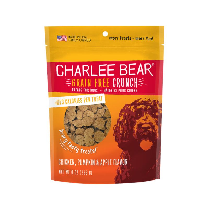 Charlee Bear Grain Free Crunch Chicken, Pumpkin & Apple 8oz